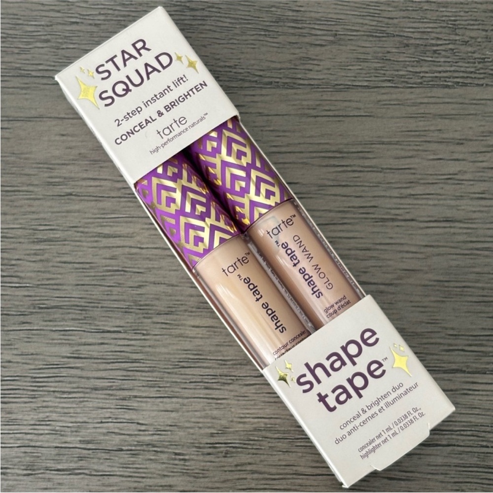 NWT! 🌟 Tarte • Star Squad Shape Tape Conceal & Brighten Duo - color 29N & Alight - Picture 2 of 16